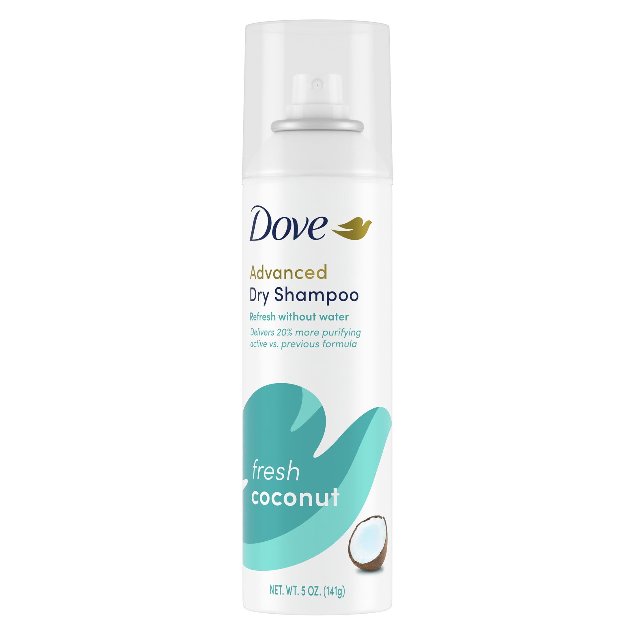 Dove Advanced Repairing Dry Shampoo, Fresh Coconut, 5 oz