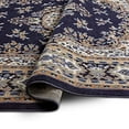 thumbnail image 2 of Home Dynamix Premium Sakarya Traditional Medallion Area Rug, Navy Blue/Brown, 9'2"x12'5", 2 of 6