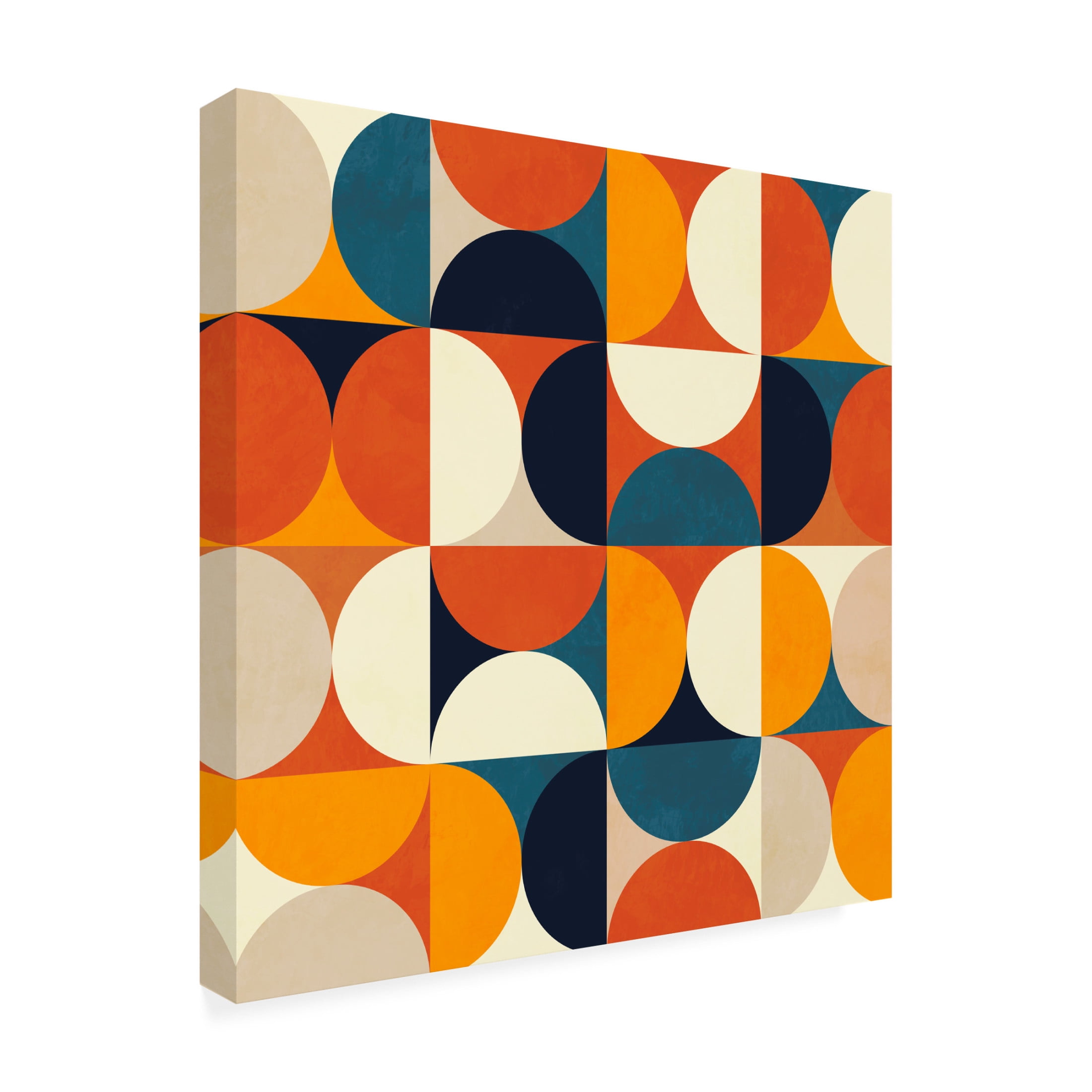 Trademark Fine Art Ana Rut Bre Geometry New12 Rougeatre Canvas Wall Art