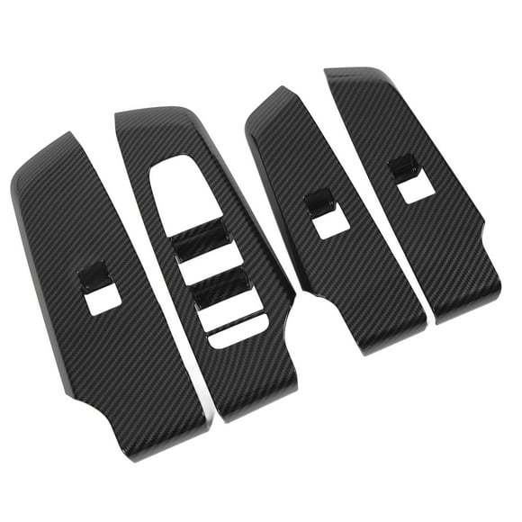 Window Lift Switch Trim Button Panel Cover,4Pcs Window Lift Switch Window Lift Switch Button Panel Cover Window Lift Switch Cover Interior Button Trim Exceptional Reliability