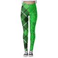 thumbnail image 4 of DGHM Leggings Verts Irlandais pour Femmes St. Patrick's Day Vert Clair TG, 4 of 5