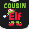 thumbnail image 4 of Inktastic Christmas Cousin Elf Boys or Girls Baby Bib, 4 of 4
