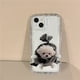 thumbnail image 1 of Funda de silicona transparente con dibujos animados para Iphone, carcasa bonita para Iphone 13, 11, 14, 12 Pro Max, XR, 7, 8 Plus, X, Xs, SE, 6s, 14Pro Max qiuyongming unisex, 1 of 2