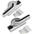 thumbnail image 1 of Tundralight Pair Zinc Alloy Cam Action Window Sash Lock Right Left Hand Silver Gray, 1 of 5
