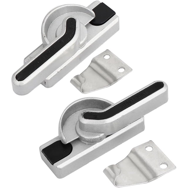 Tundralight Pair Zinc Alloy Cam Action Window Sash Lock Right Left Hand Silver Gray