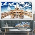 thumbnail image 1 of Belle Vue de Paris Tour Eiffel Nuages - Impression sur Toile Paysage Urbain, 1 of 3