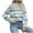 Grey, variant on Lightweight Sweaters for Women Snowflake Fashion Fair Isle High Neck Christmas Sweater Loose Comfortable Fall Winter Business Casual Outfits Pullover Knit Tops