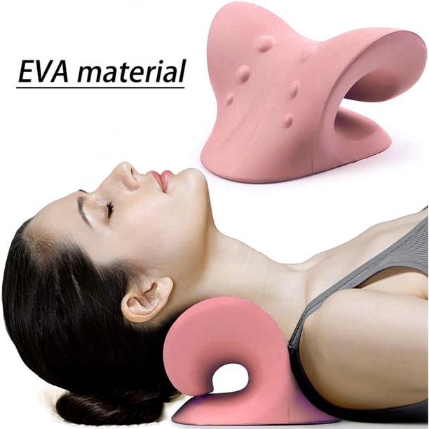 Estiramiento De Hombros Para El Cuello , Dispositivo De Tracción Cervical , Corrector De Joroba Almohada Quiropráctica