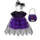 thumbnail image 1 of Disfraz de calabaza de Halloween para niños y niñas, con capa, vestido de tutú para niños pequeños, Cosplay de bruja, espectáculo de escenario escolar, vestido de disfraz de Carnaval, 1 of 2