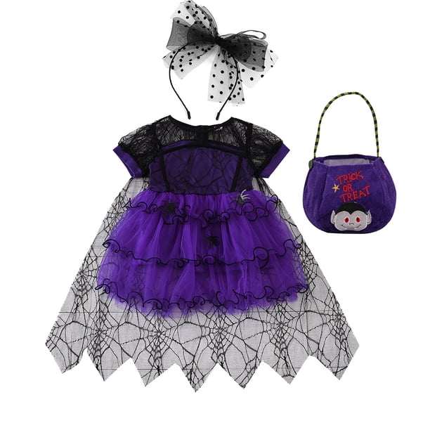 Disfraz de calabaza de Halloween para niños y niñas, con capa, vestido de tutú para niños pequeños, Cosplay de bruja, espectáculo de escenario escolar, vestido de disfraz de Carnaval