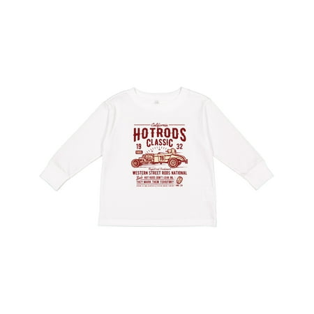 

Inktastic Hot Rods Race Classic Gift Toddler Boy Girl Long Sleeve T-Shirt