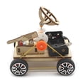 thumbnail image 4 of Coche Eléctrico, Juguetes para Experimentos de Ciencia, Rompecabezas de Madera Hecho a Mano, Artesanías Duraderas, Desarrollo Cerebral, Campo de Hugo Coche de madera de bricolaje, 4 of 8