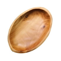 Wood Fruit Tray 1 Set Useful Solid Wood Dish for Dried Fruit and Snacks