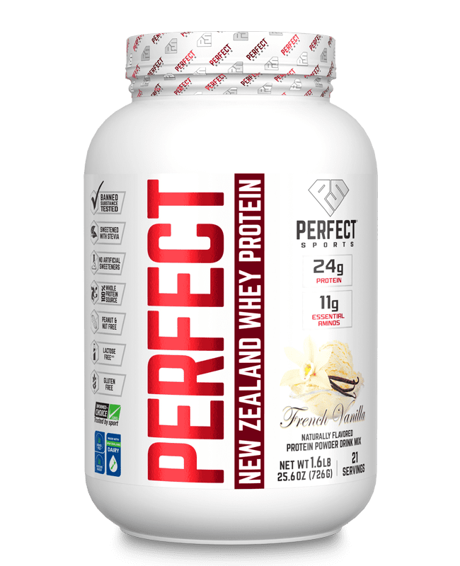 PERFECT New Zealand Grass Fed, Undenatured Whey Protein, Sweetened