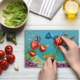 thumbnail image 4 of Underwater Cutting Board, Landscape Various Water Plants and Exotic Fishes Aquatic Print, Decorative Tempered Glass Cutting and Serving Board, Small Size, Multicolor, by Ambesonne, 4 of 5