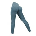 thumbnail image 4 of Leggings de yoga elásticos de cintura alta para mujer - Pantalones de fitness con efecto push up para correr, 4 of 4