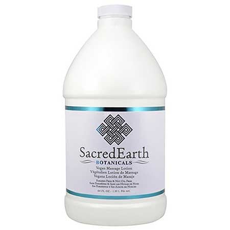 SacredEarth Botanicals Lotion de Massage Végétalienne - 1,89 Litre (Demi-Gallon)