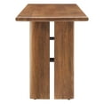 thumbnail image 4 of Modway Amistad 18.5" Wood Bench with Adjustable Foot Pads in Walnut, 4 of 10
