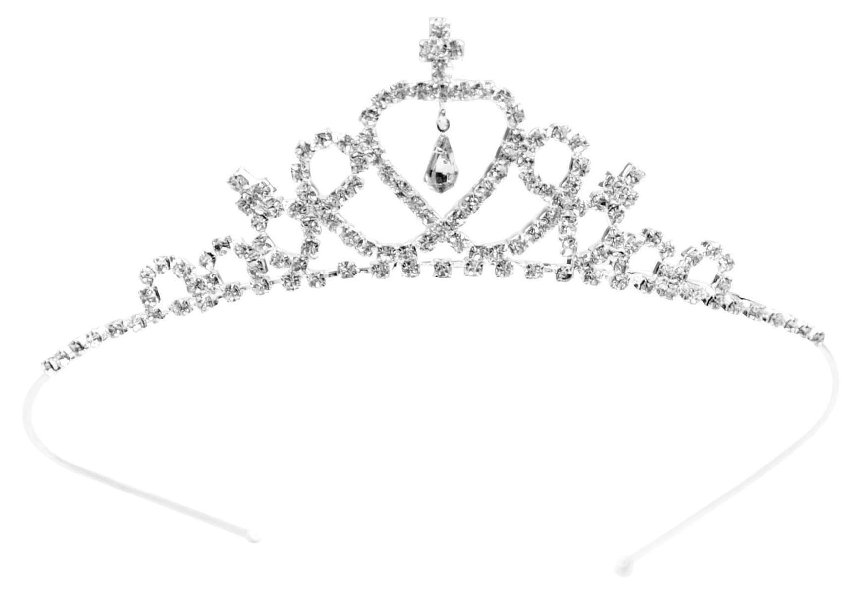 Simplicity Girls Elegant Princess Rhinestone Crystal Tiara Crown