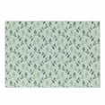 thumbnail image 1 of Leaf Cutting Board, Tea Leaves with Ornamental Vintage Design Soft Faded Colors Art Print, Decorative Tempered Glass Cutting and Serving Board, Small Size, Green Army Green, by Ambesonne, 1 of 1