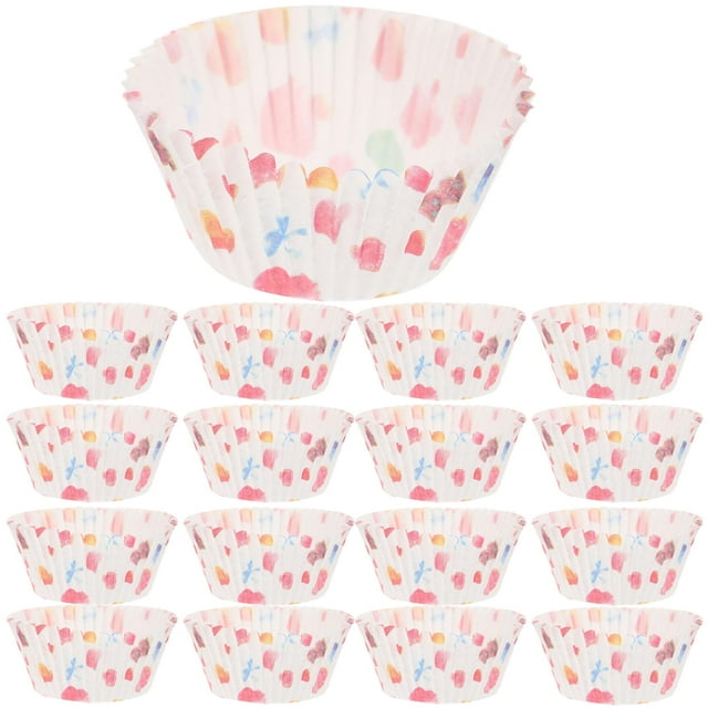 Houderco 300Ud Para Cupcakes De Rosa Desechables Con Práctico Para Hornear Y Repostería