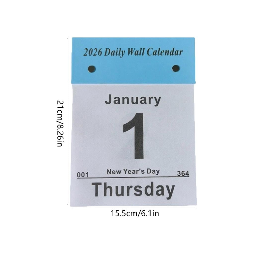 2026 Daily Inspiration Tear Off Calendar With Friendly Paper For Office and Home