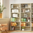 thumbnail image 2 of IRONCK Bookshelves and Bookcases Set of 2 Floor Standing 6 Tiers Display Storage Shelves 70 in Tall Bookcase Home Decor Furniture for Home Office, Living Room, Bed Room, 2 of 14