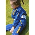 thumbnail image 5 of FLUORY Kids Youth Childrens All Around Brazilian Jiu Jitsu BJJ Gi Animal Tigers Embroidery no Belt, 5 of 8