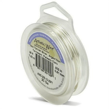 UPC: 0656156201091 | Artistic Wire 20-Gauge Tarnish Resistant Silver Coil Wire  25-Feet