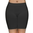 thumbnail image 6 of Simiya Molasus Women'S Cotton Underwear High Waisted Full Coverage Ladies Panties (Regular Plus Size) Black S, 6 of 6