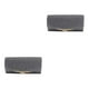 thumbnail image 3 of Guardurnaity Bolso de hombro elegante y práctico de poliéster que mantiene los artículos seguros y accesibles Bolso de hombro con cadena gris gris oscuro 2Conjunto, 3 of 6