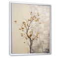 thumbnail image 2 of Designart "Melodic Beige Maple Minimalism III" Tree Maple Floater Framed Canvas Wall Art, 2 of 5
