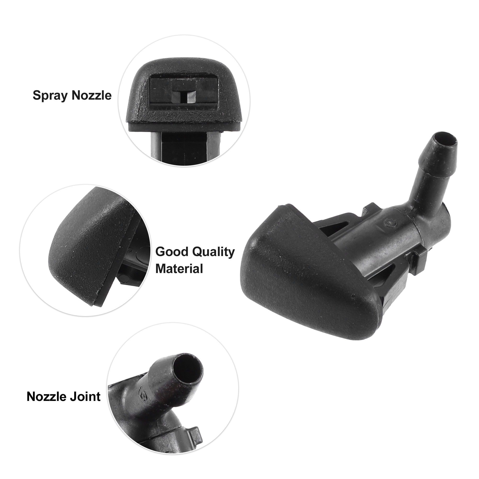 Unique Bargains Front Car Windshield Washer Nozzle Wiper Fit for Chevrolet Cruze