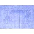 thumbnail image 1 of Ahgly Company Machine Washable Indoor Rectangle Abstract Blue Contemporary Area Rugs, 5' x 7', 1 of 4