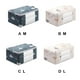 thumbnail image 4 of Bewildely Bolsa de clasificación de ropa Capacidad Manta Organizador Tidy Home Contenedor a prueba de humedad Bolsas Armario Viaje Azul oscuro / Type2 NO2, 4 of 6