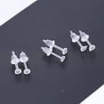 thumbnail image 4 of 100 Set Hypoallergenic Simple Plastic Earrings Clear Ear Pins Needle and Resin Earring Backs DIY Ear Accessories, 4 of 7