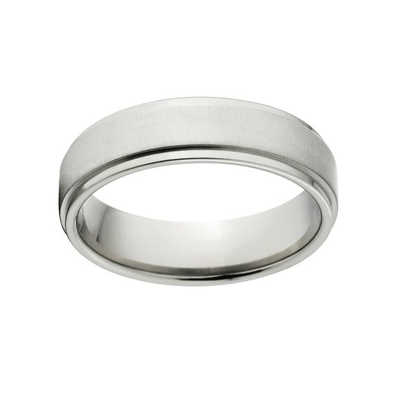 Custom Finish 6mm Stainless Steel Ring