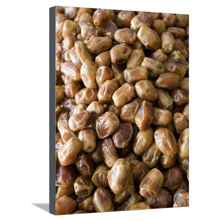 Dates at Shindagha Market in Bur Dubai Stretched Canvas Print Wall Art By Brent (Best Quality Dates In Dubai)