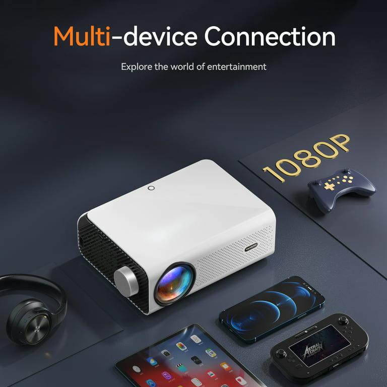 Auto Focus/Keystone】 TOPTRO Vidéoprojecteur WiFi Bluetooth 4K