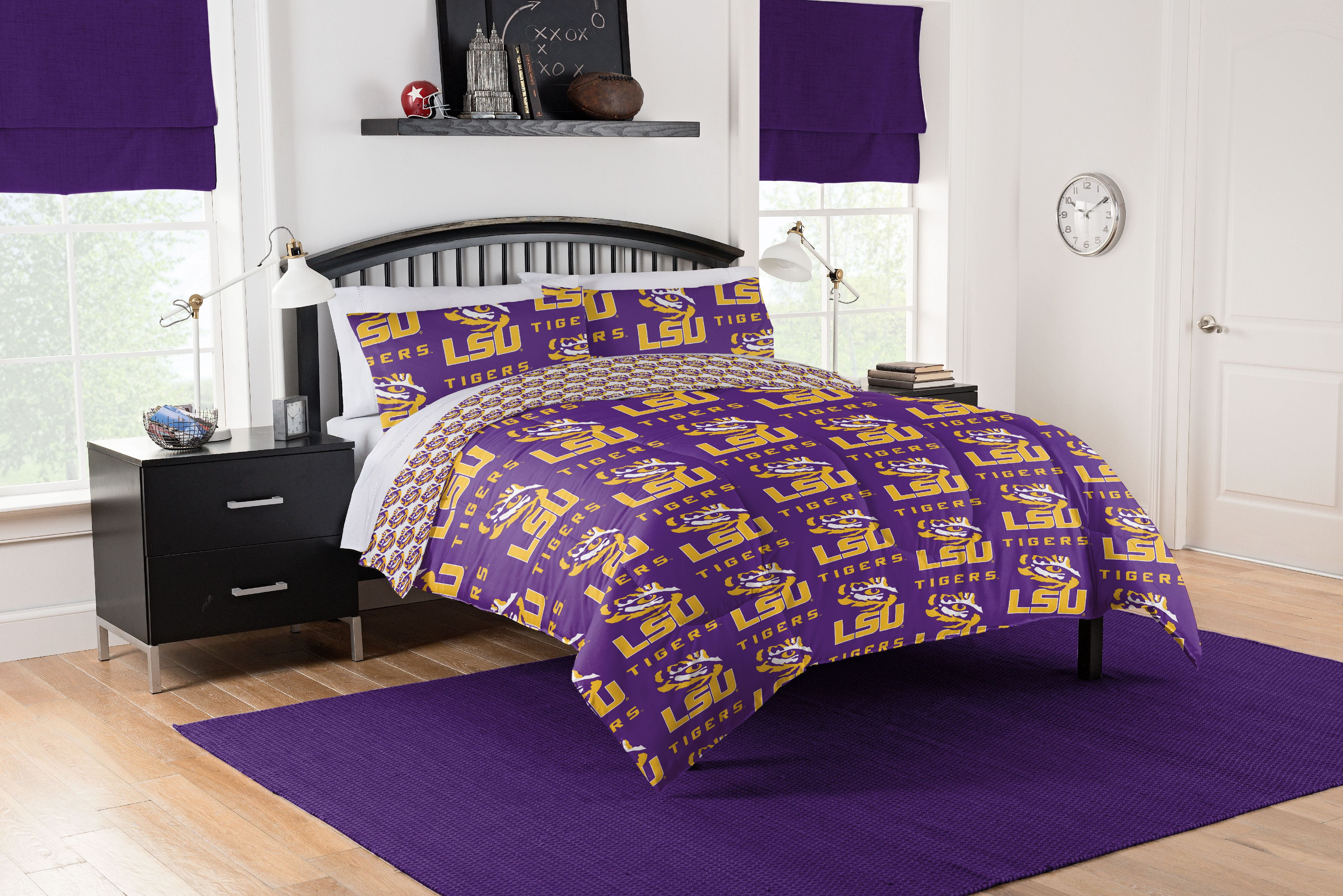 Ncaa Louisiana State Tigers Queen Bed In Bag Set Com