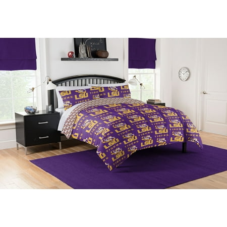 Ncaa Lsu Tigers Queen Bed In Bag Set Walmart Com