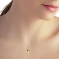 thumbnail image 3 of Galaxy Gold 14K Solid Gold 0.15 Carat Natural Ruby Necklace for Women - Yellow Gold Fine Jewelry, 3 of 3