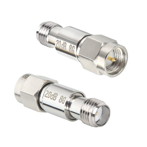 Atenuador RF XRDS -RF SMA macho a SMA hembra 20dB 2W 8GHz