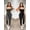 GS-Black-013, variant on Women's Tummy Control & Hip Lifting Workout Jumpsuit - Backless Compression Bodysuit for Gym Yoga