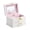 white-large, variant on Pink Small Ballerina Musical Box With Mirror And Lock For Kid's Storage Music Chest Gift Christmas Year Birthday