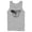Athletic Heather, variant on Men's Batman Caped Crusader Schematics  Tank Top White 2X Large