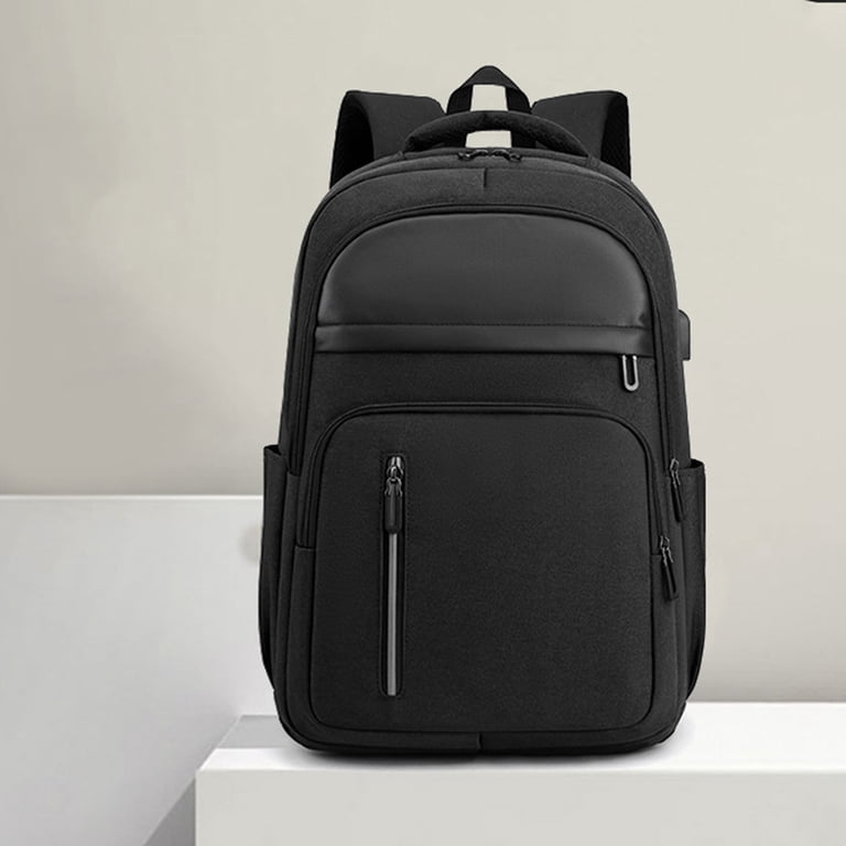 EQWLJWE Laptop Backpack for Women and Men with USB Port, 15 Inch Travel Waterproof Travel Backpack, High-Capacity Work Business College Computer Backpack (Black) - Walmart.com EQWLJWE Laptop Backpack for Women and Men with USB Port, 15 Inch Travel Waterproof Travel Backpack, High-Capacity Work Business College Computer Backpack (Black) - Walmart.com