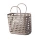 thumbnail image 3 of Cesta de ducha multiusos, ligera, con drenaje hueco, organizador de plástico para bolso Café grande, 3 of 9