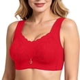 thumbnail image 6 of Njagoc3 Wireless Bras for Women Beautiful Back Lace Side Support Lifting Adjustable Everyday Bra, 6 of 6