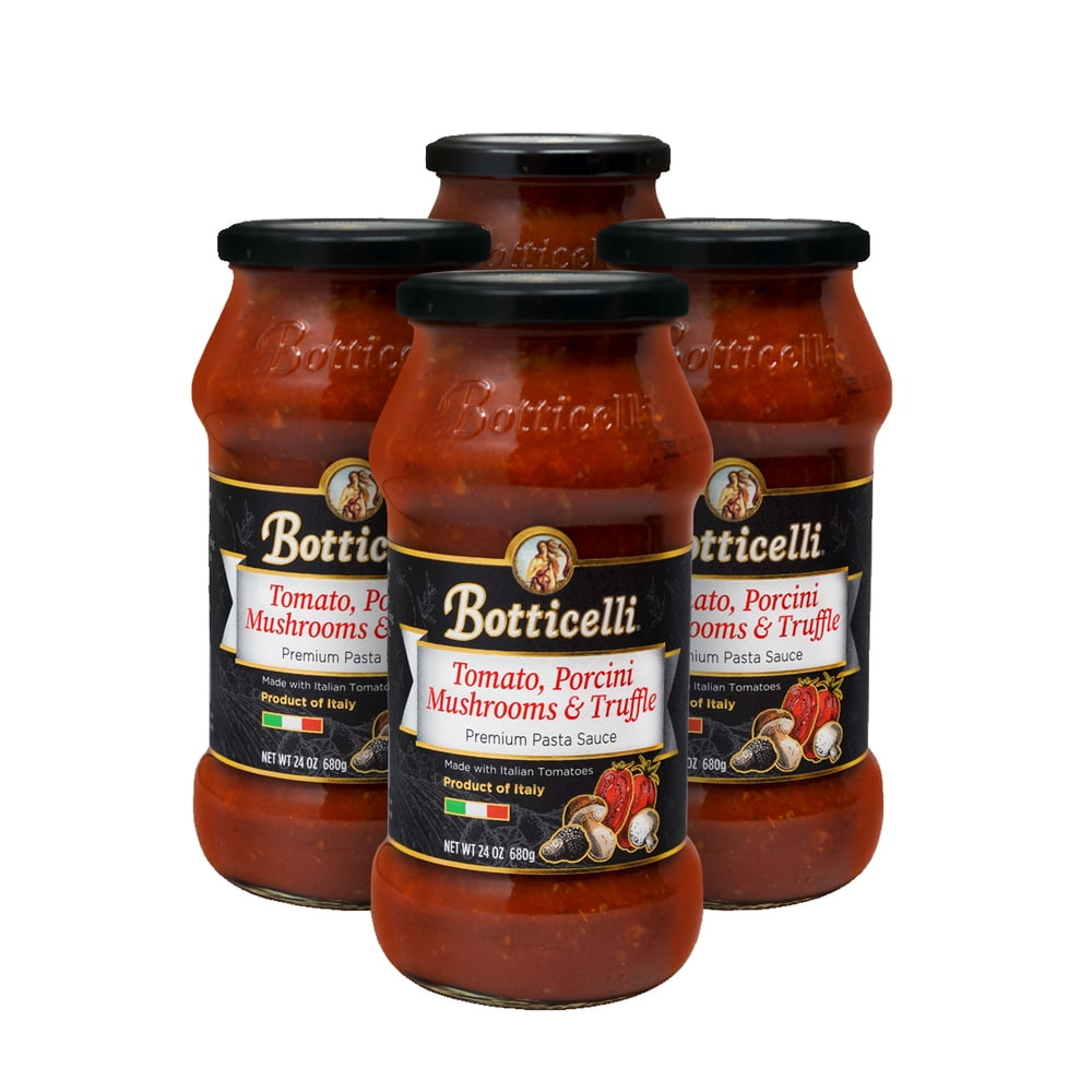 Botticelli Premium Tomato Pasta Sauce with Porcini Mushroom and Truffle ...